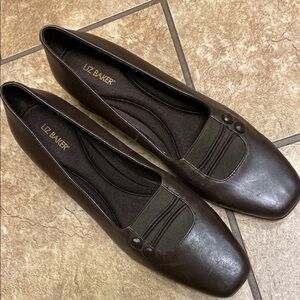 Liz Baker Brown Penny Loafers Classic Flats 7.5